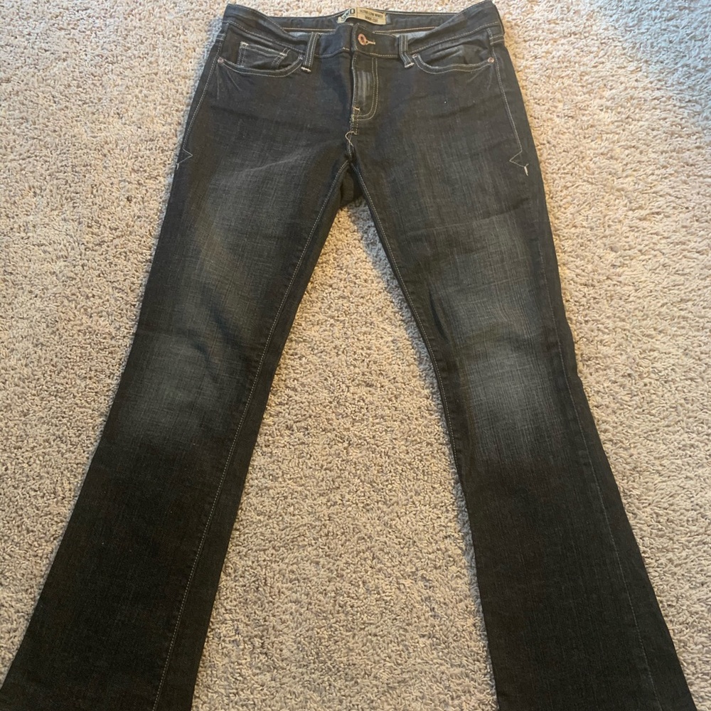 Old Navy Ultra Low Black Jeans Size 8
